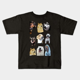 Dog Memes Everywhere Kids T-Shirt